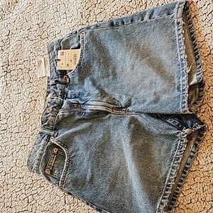 Zara High Rise Jeans Short